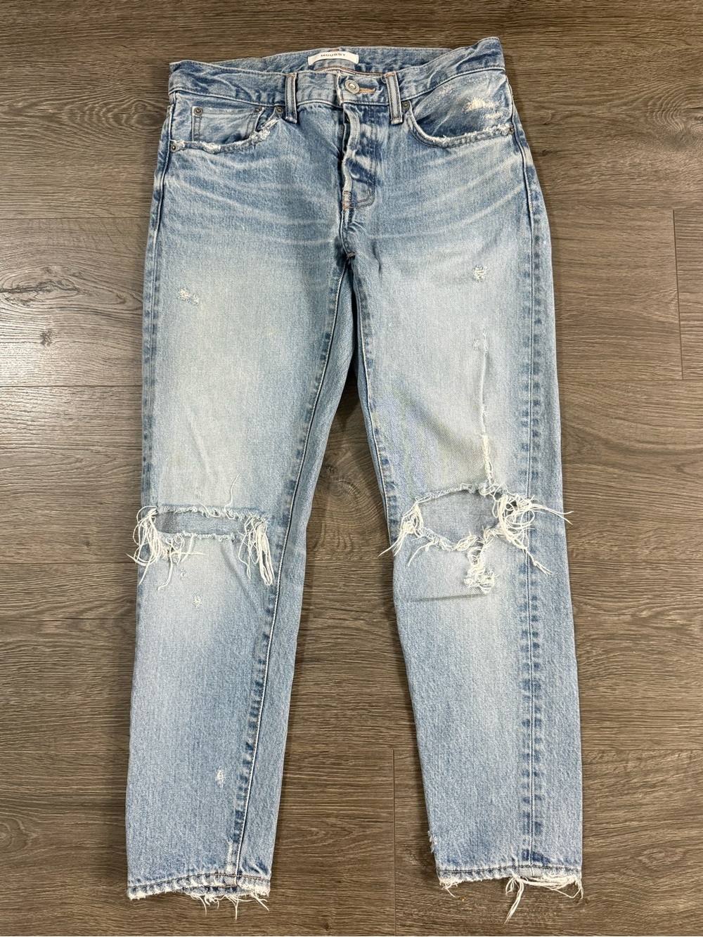 *EUC* Mousy Vintage Sanford Tapered Jeans in Light Blue - Picture 5 of 9